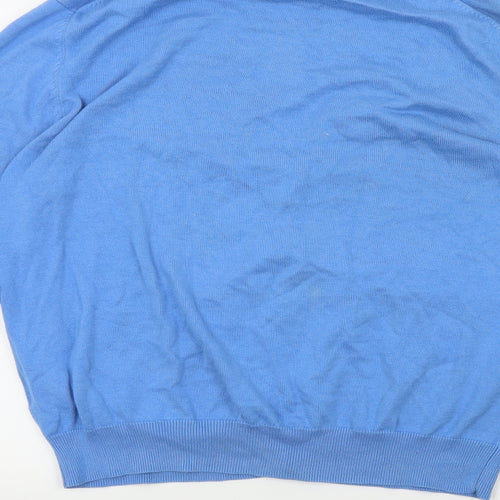 Lyle & Scott Mens Blue   Cardigan Jumper Size L