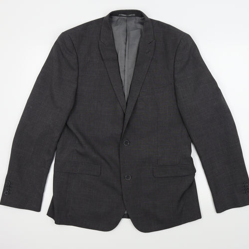 F&F Mens Grey   Jacket Suit Jacket Size 42