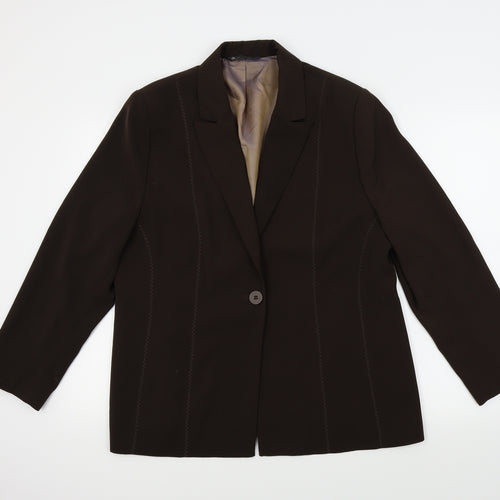 BHS Womens Brown   Jacket Suit Jacket Size 18