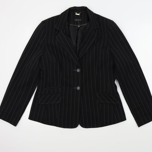 E-vie Womens Black   Jacket Suit Jacket Size 14