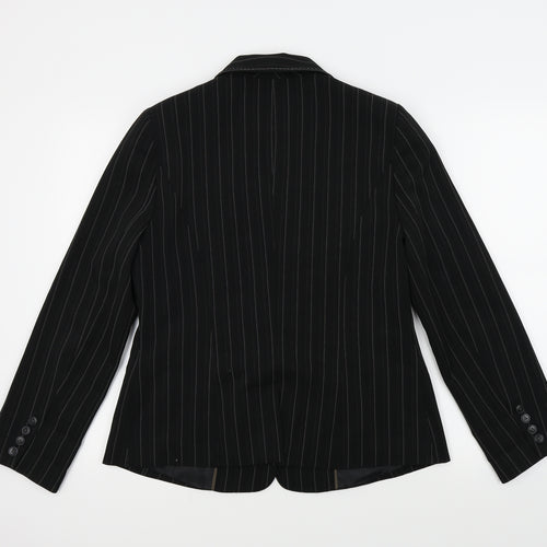 E-vie Womens Black   Jacket Suit Jacket Size 14
