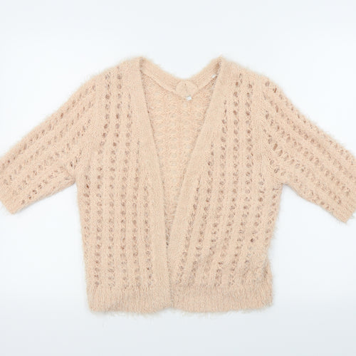 Anthology Womens Pink   Cardigan Jumper Size 12  - Open front