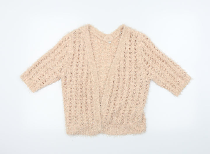 Anthology Womens Pink Cardigan Jumper Size 12 - Open front