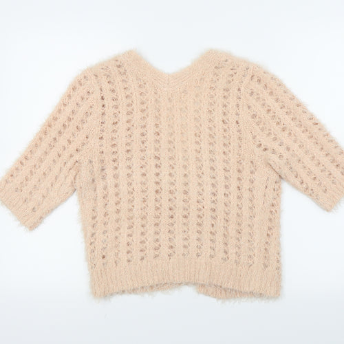 Anthology Womens Pink   Cardigan Jumper Size 12  - Open front