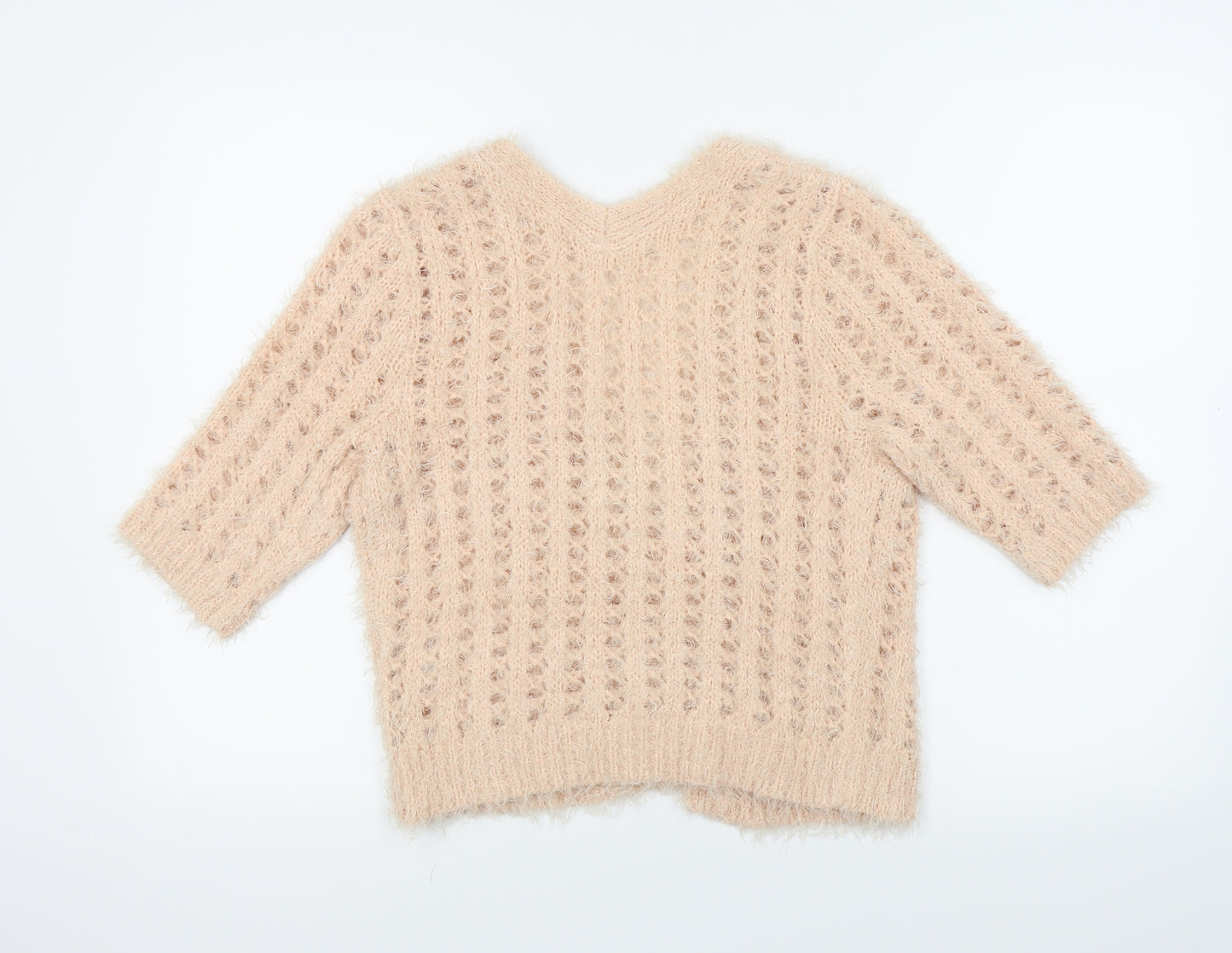 Anthology Womens Pink   Cardigan Jumper Size 12  - Open front