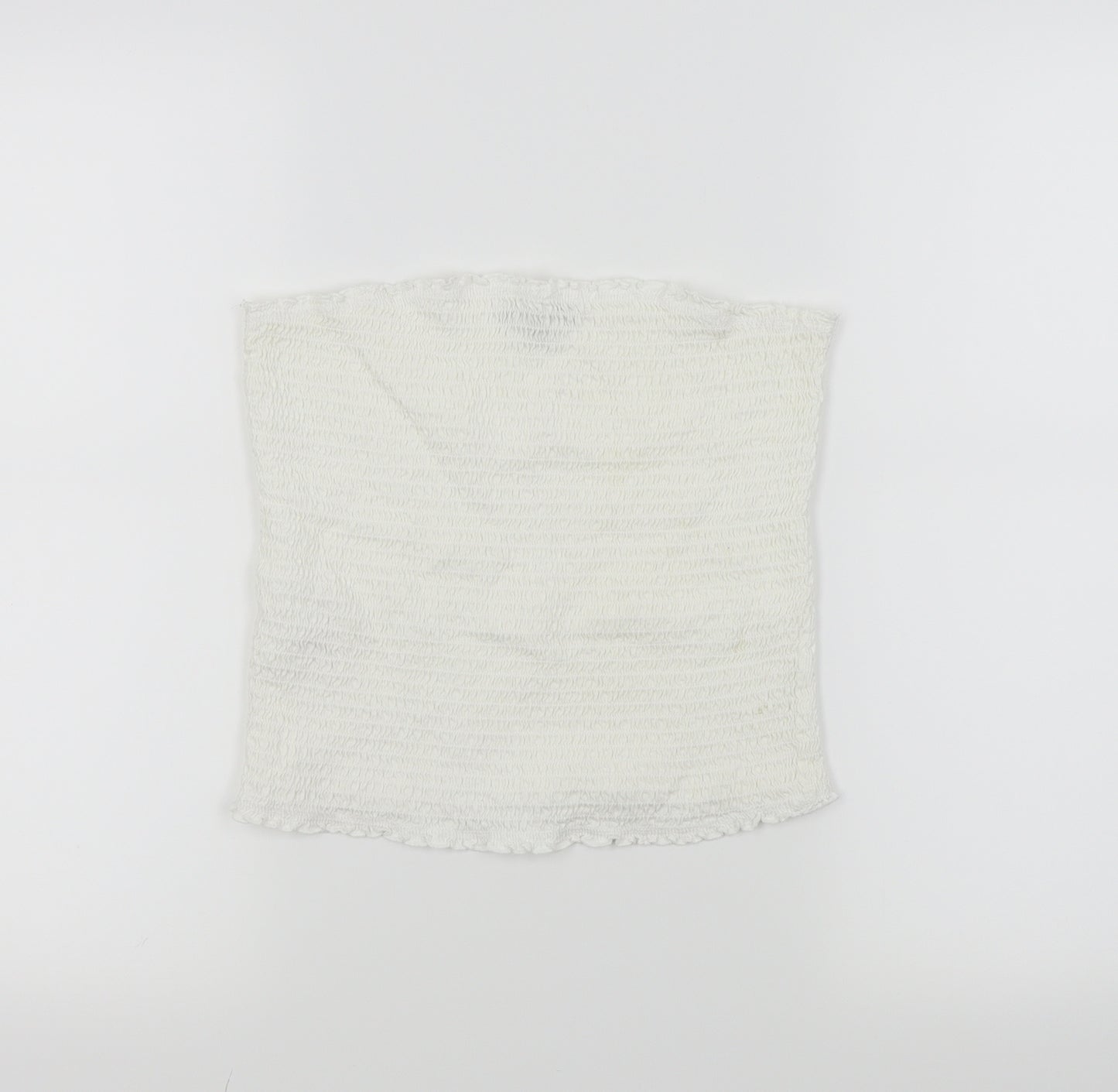 Papaya Womens White   Cropped Tank Size 14