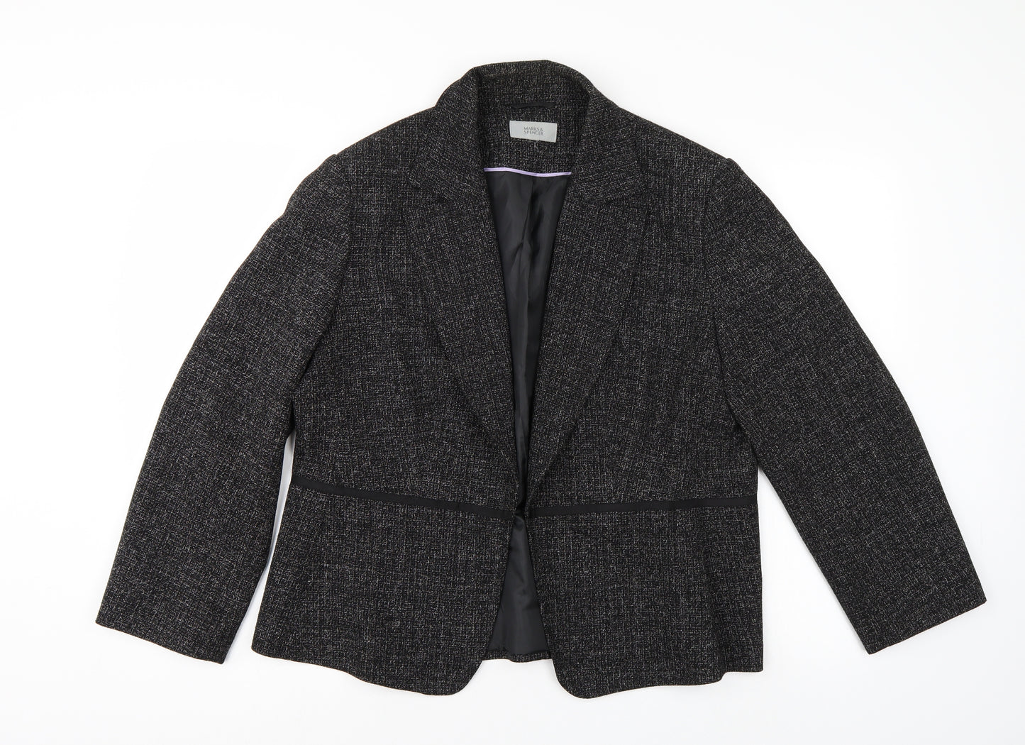 M&S Womens Black   Jacket Suit Jacket