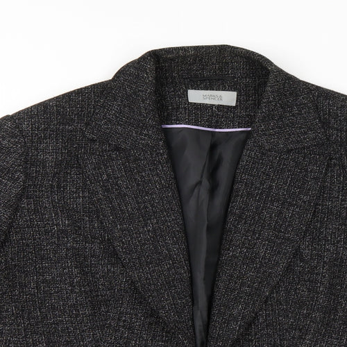 M&S Womens Black   Jacket Suit Jacket