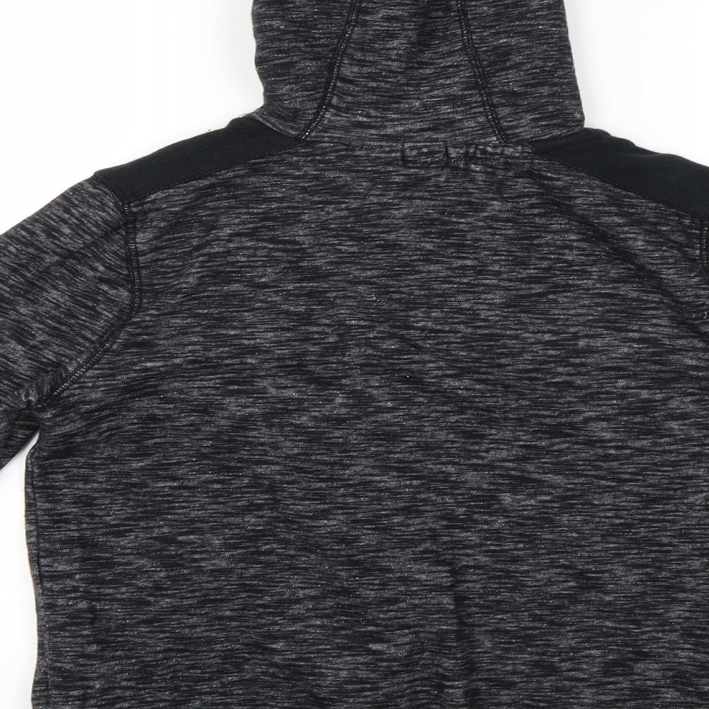 F7F Boys Black   Full Zip Hoodie Size 12-13 Years
