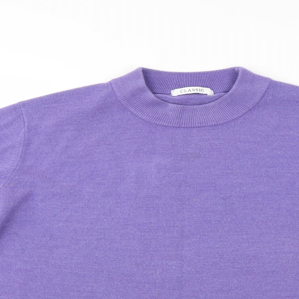 M&S Womens Purple   Pullover Jumper Size 16
