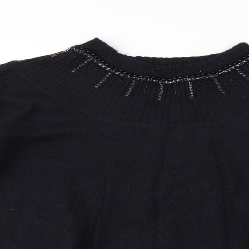 Dorothy Perkins Womens Black   Pullover Jumper Size 14