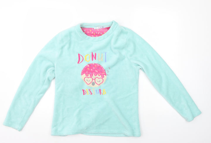 Just Like You Girls Green Top Pyjama Top Size 12-13 Years