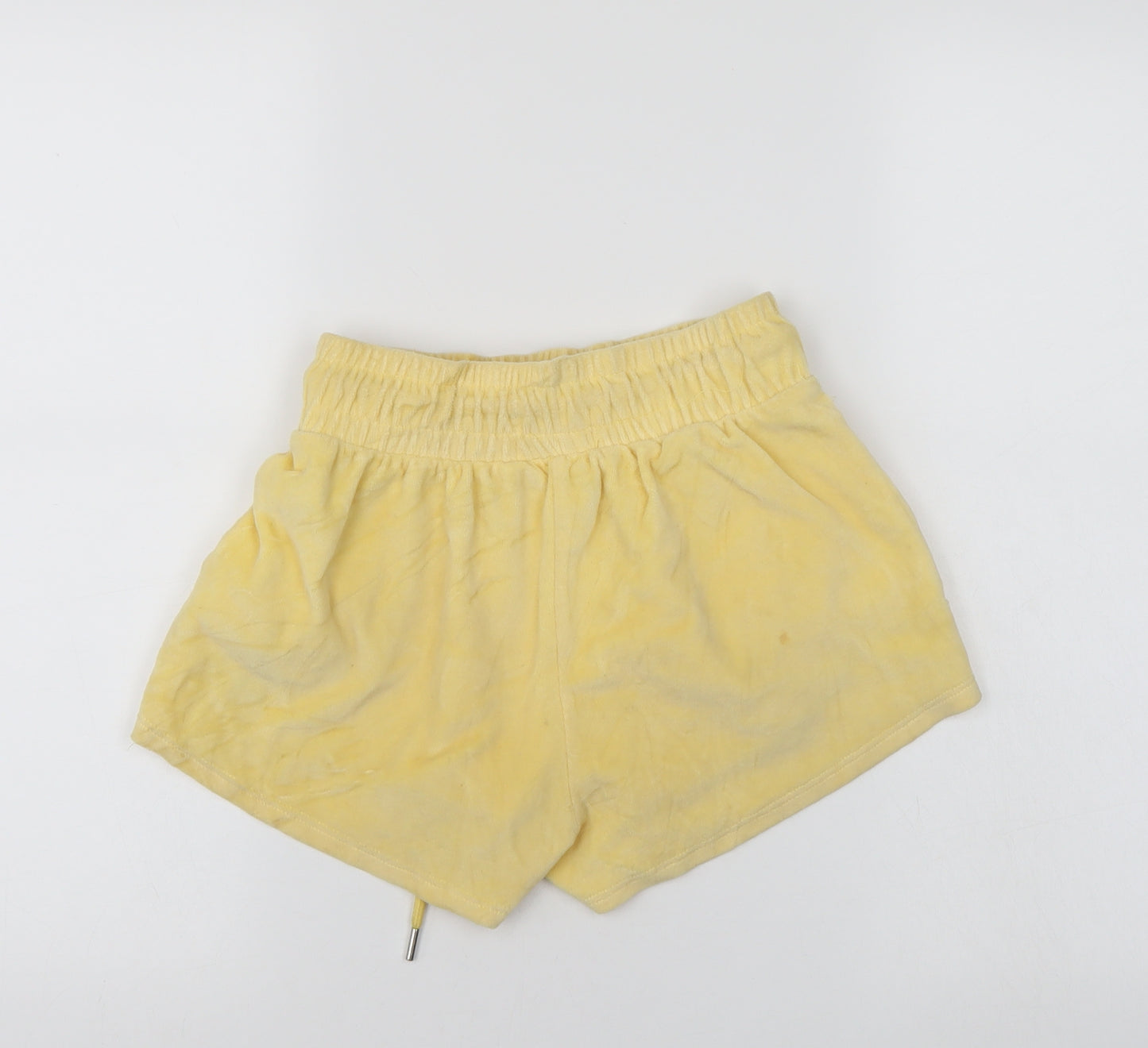 Bershka Womens Yellow   Sweat Shorts Size S