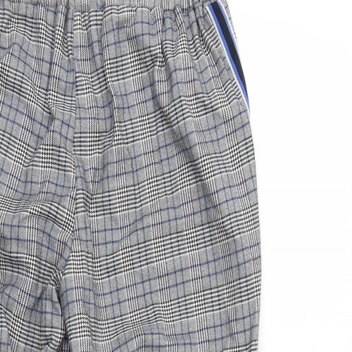 Priark Womens Multicoloured Check  Pedal Pusher Trousers Size 12 L25 in