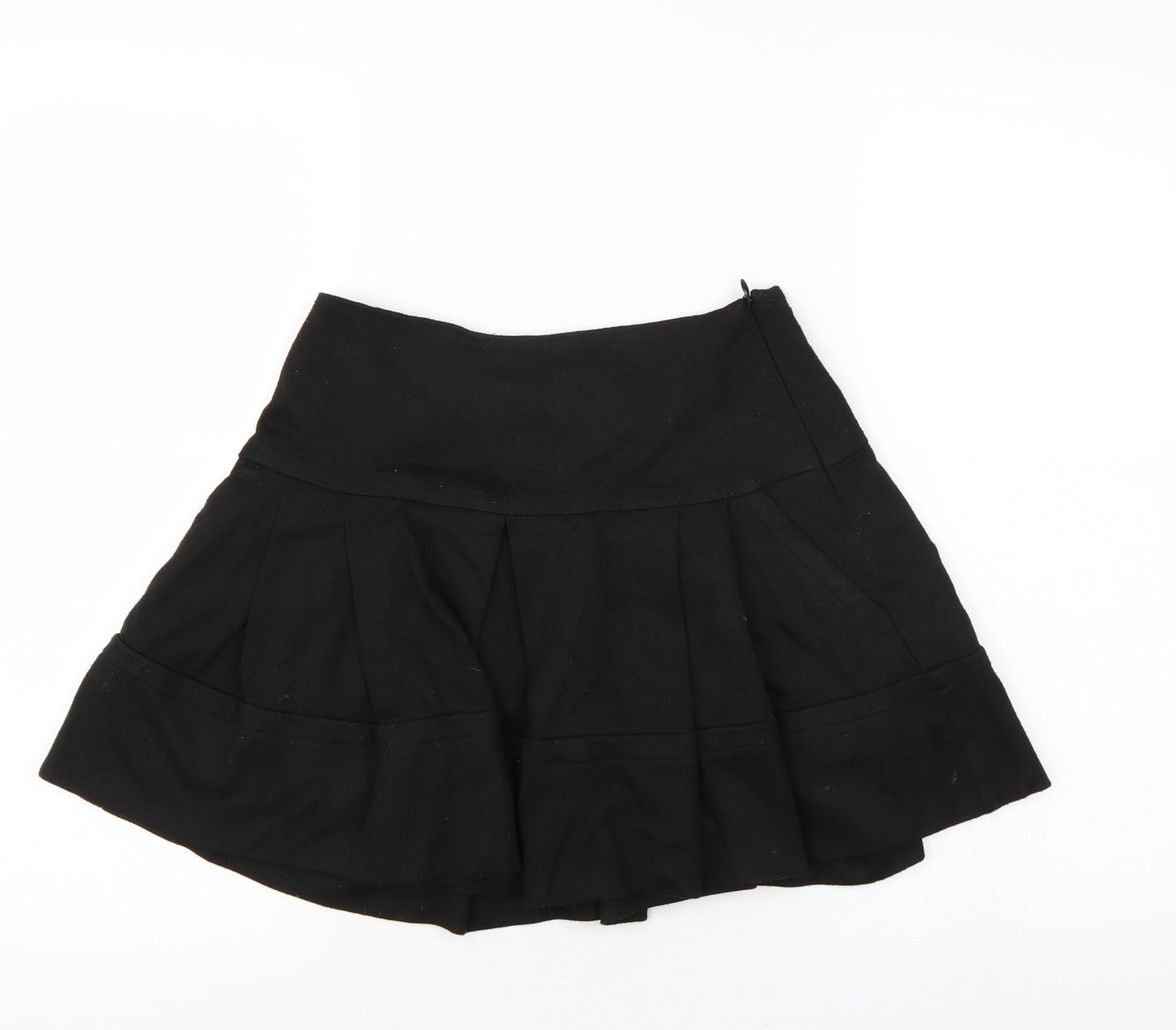Lux Womens Black   Pleated Skirt Size XS