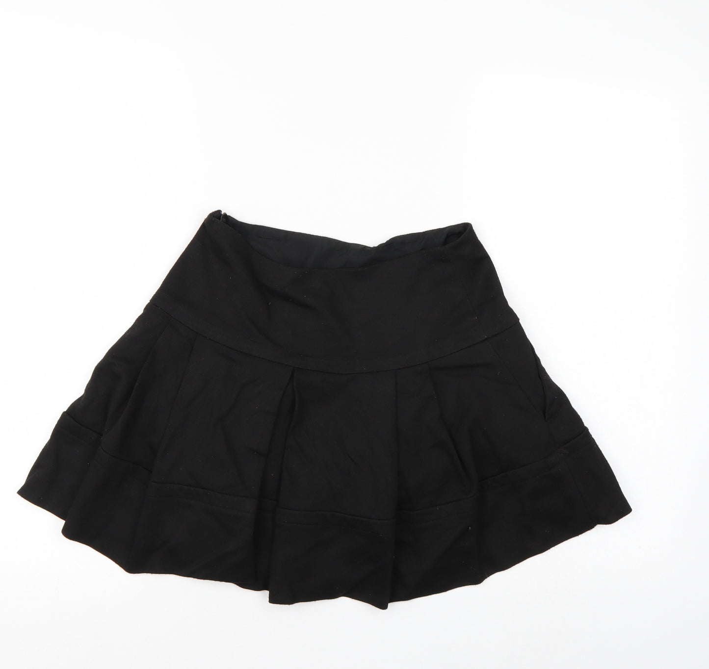 Lux Womens Black   Pleated Skirt Size XS