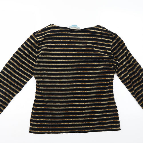Monsoon Womens Multicoloured Striped  Pullover Jumper Size 16