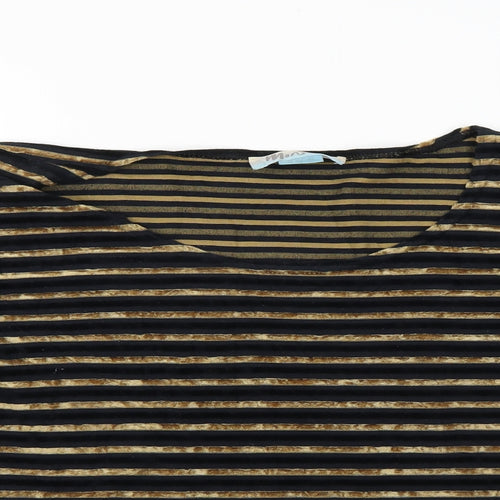 Monsoon Womens Multicoloured Striped  Pullover Jumper Size 16