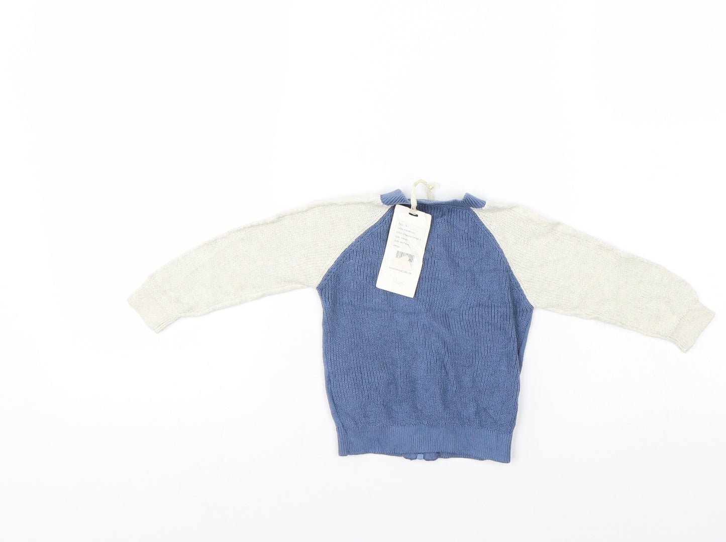 Minature Boys Blue   Cardigan Jumper Size 6-9 Months