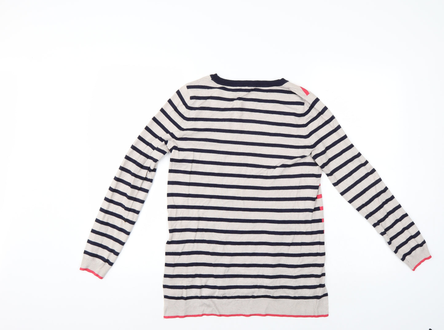 Oasis Womens Multicoloured Striped  Pullover Sweatshirt Size S