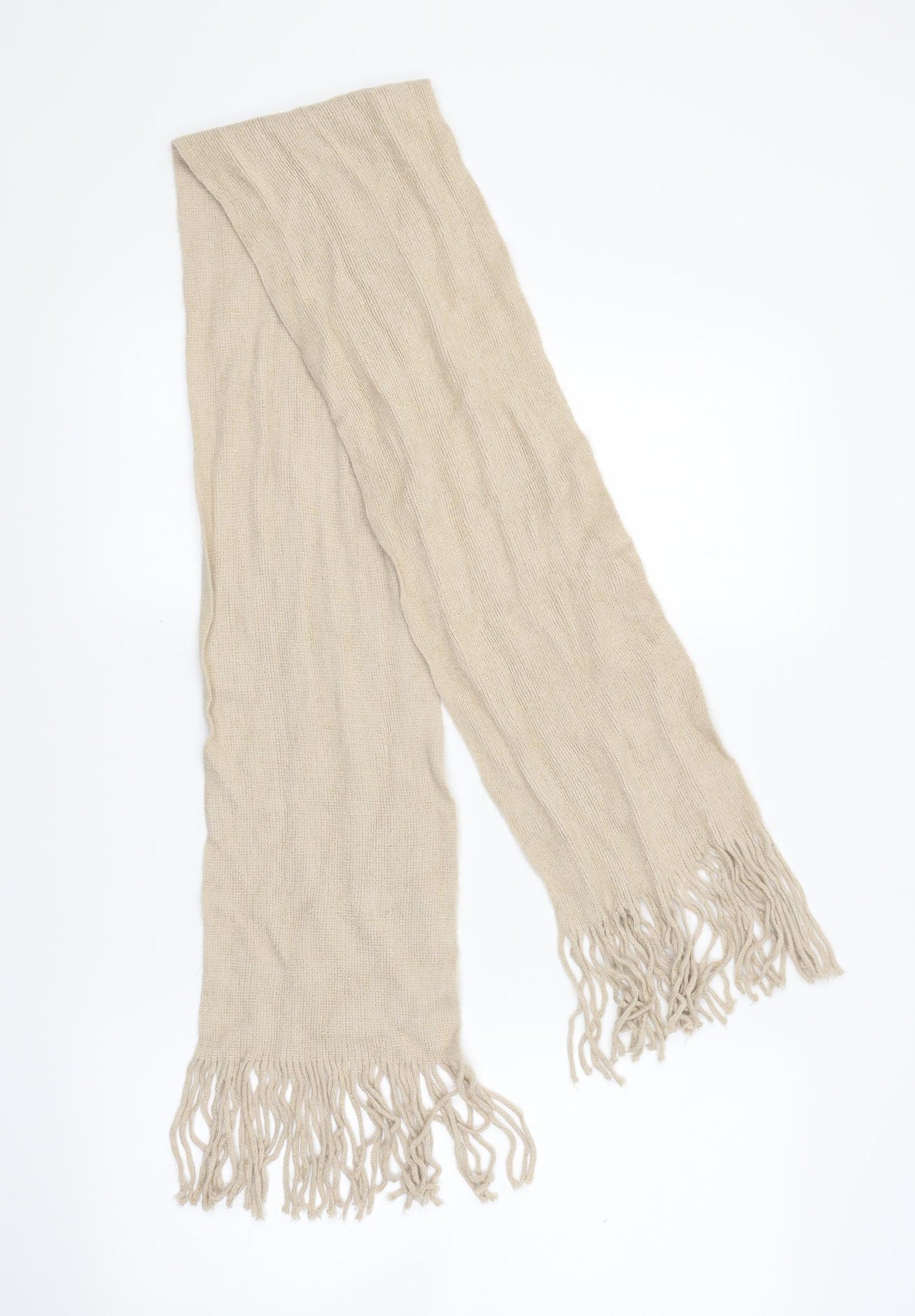 Preworn Womens Beige  Knit  Scarf