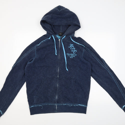Diesel Mens Blue   Full Zip Hoodie Size L