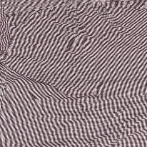 Primark Mens Red Check   Button-Up Size 16.5  - Gingham