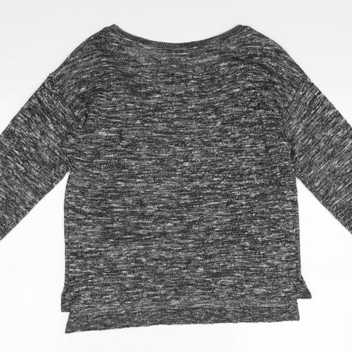 H&M Womens Grey  Knit Pullover Jumper Size XS