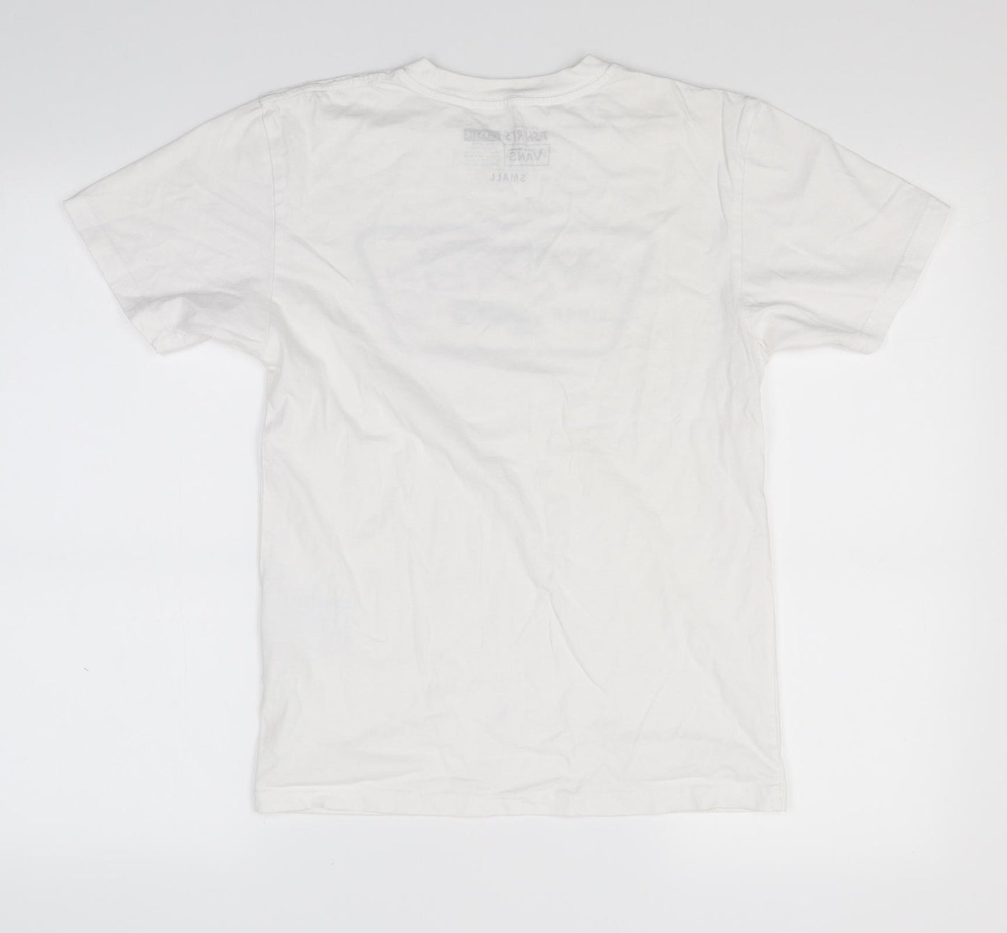VANS Mens White    T-Shirt Size S  - Skate