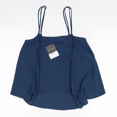 Topshop Womens Blue   Camisole Blouse Size 6