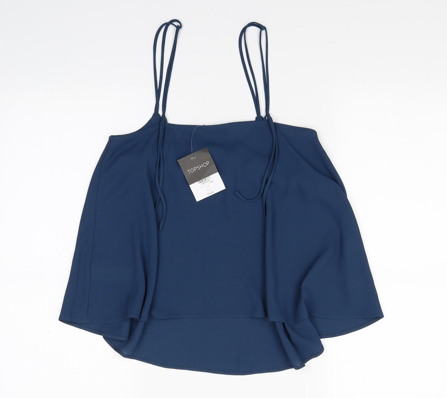 Topshop Womens Blue   Camisole Blouse Size 6