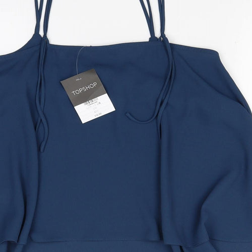 Topshop Womens Blue   Camisole Blouse Size 6