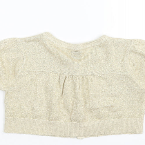 Gap Girls White   Cardigan Jumper Size 8-9 Years