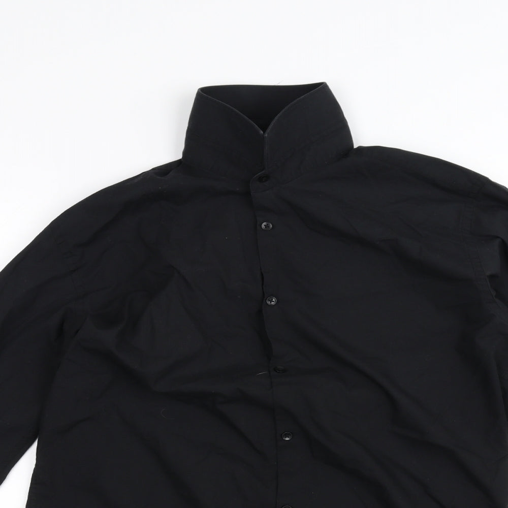 Primark Mens Black    Dress Shirt Size 16