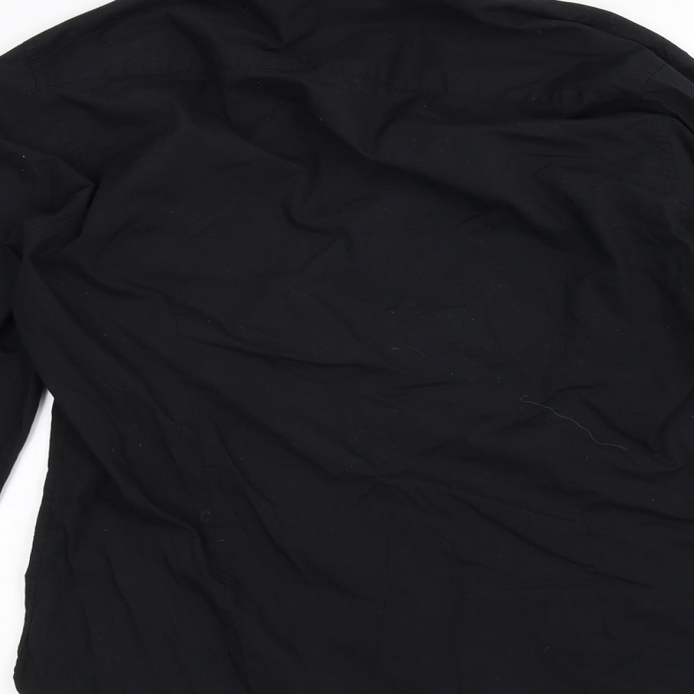 Primark Mens Black    Dress Shirt Size 16
