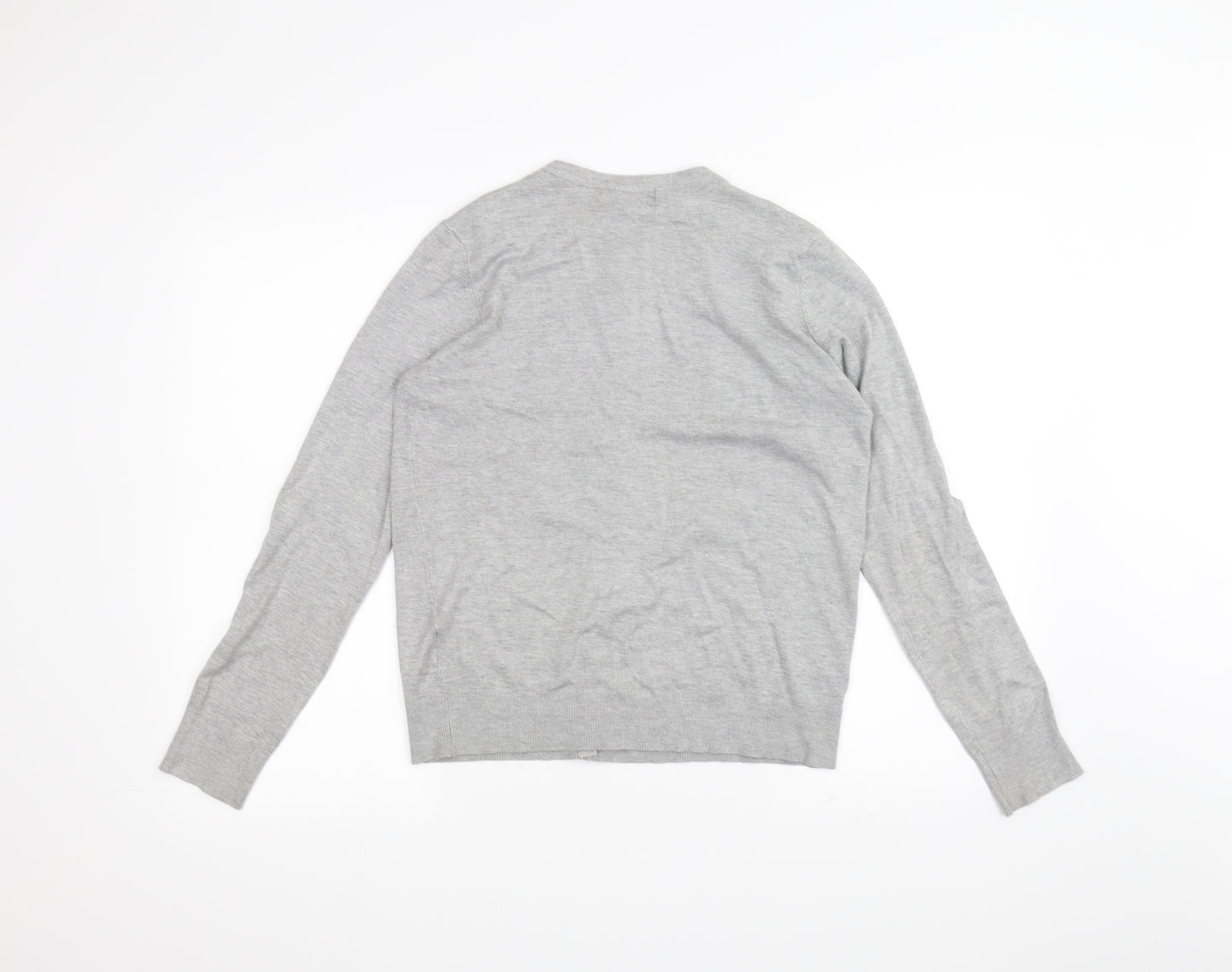 DEBINHAMS Womens Grey  Knit Cardigan Jumper Size 14