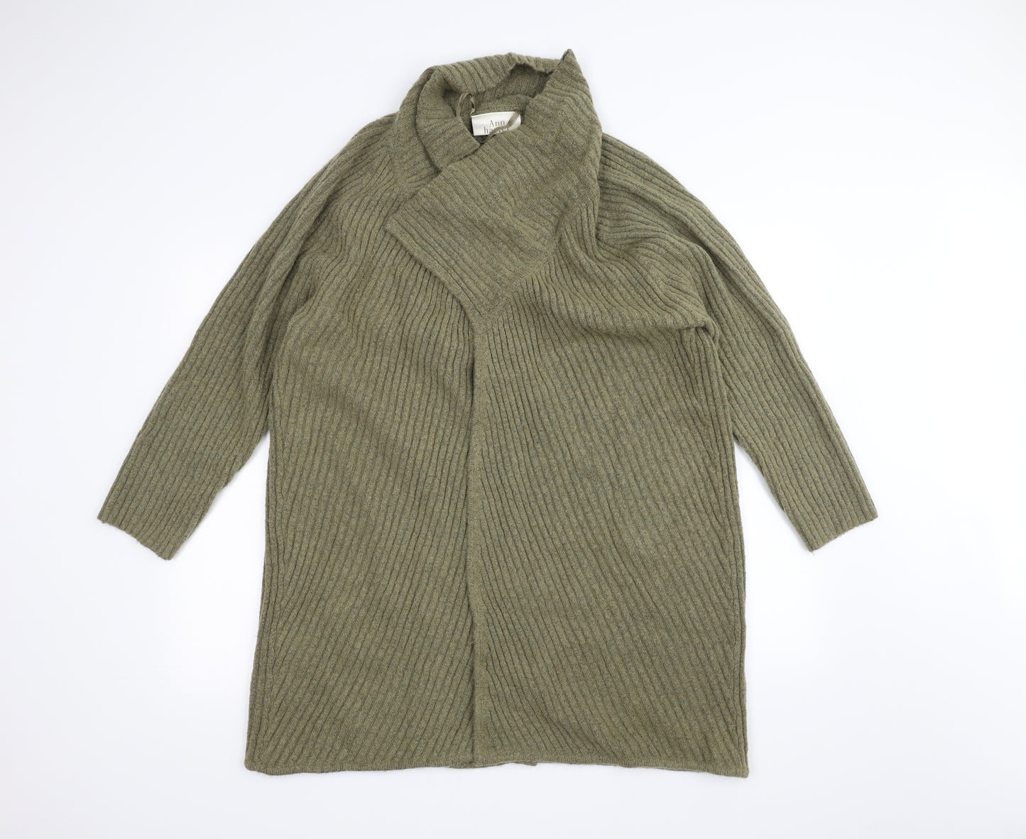 Ann Harvey Womens Green  Knit Cardigan Jumper Size 22