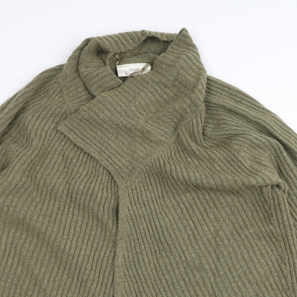 Ann Harvey Womens Green  Knit Cardigan Jumper Size 22
