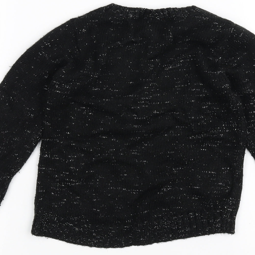Disney Girls Black   Pullover Jumper Size 3-4 Years  - Disney