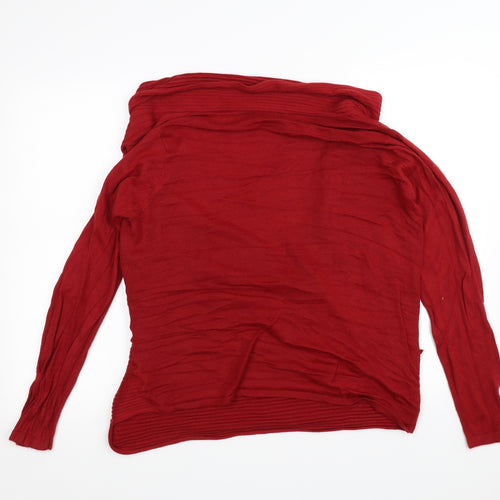 Fashion Essentials Womens Red   Cardigan Jumper Size 12