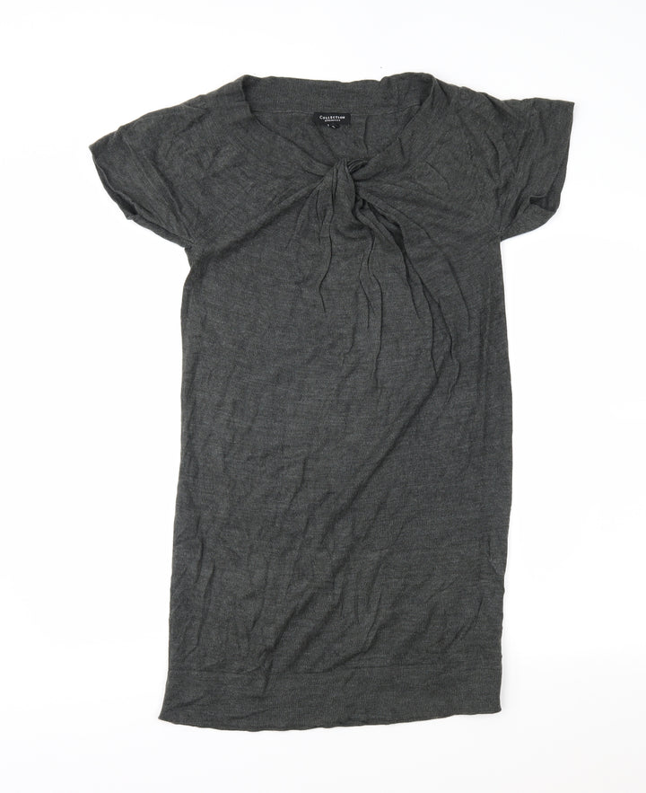 Debenhams Womens Grey   Tunic Jumper Size 12