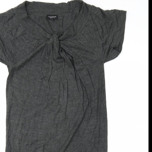 Debenhams Womens Grey   Tunic Jumper Size 12