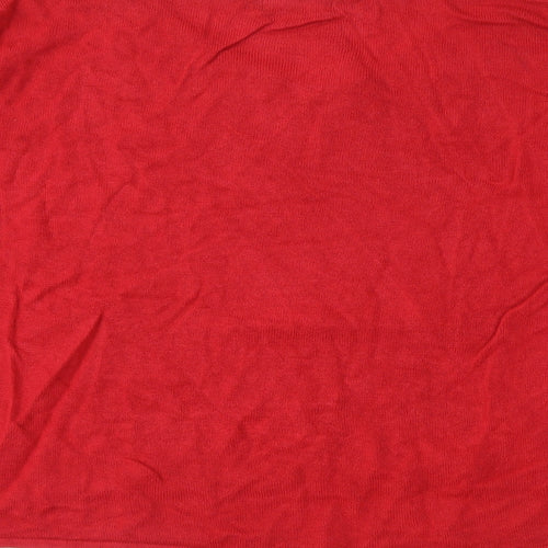 BM Womens Red   Tunic Jumper Size XL
