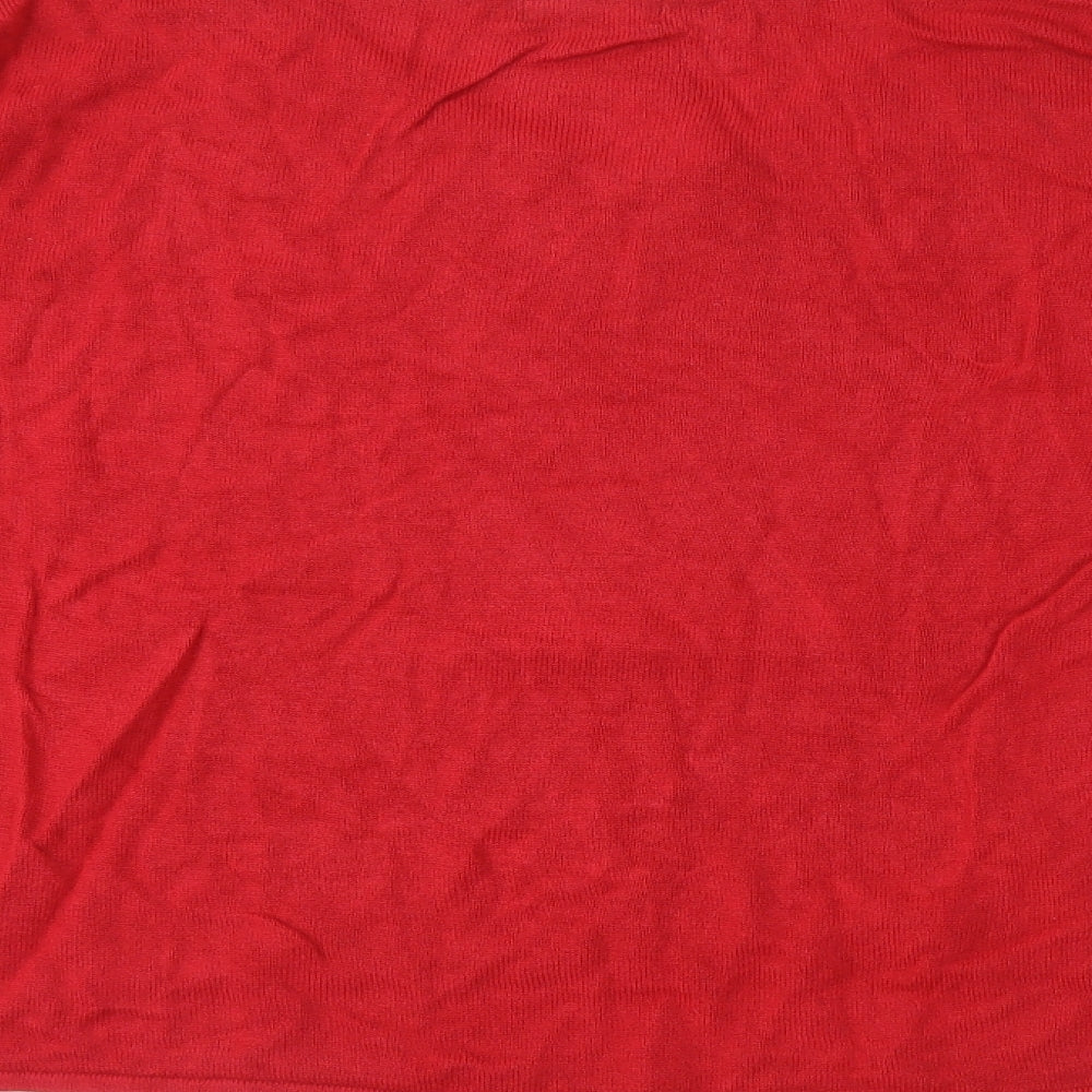 BM Womens Red   Tunic Jumper Size XL