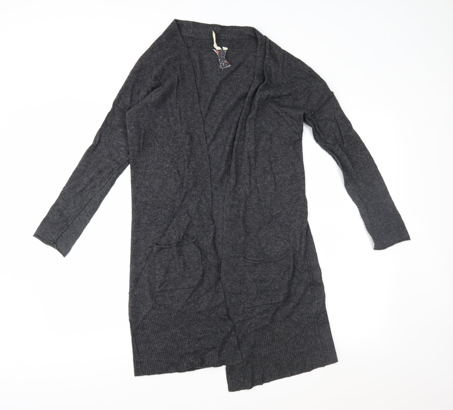 Preworn Womens Grey   Wrap Jumper Size 10