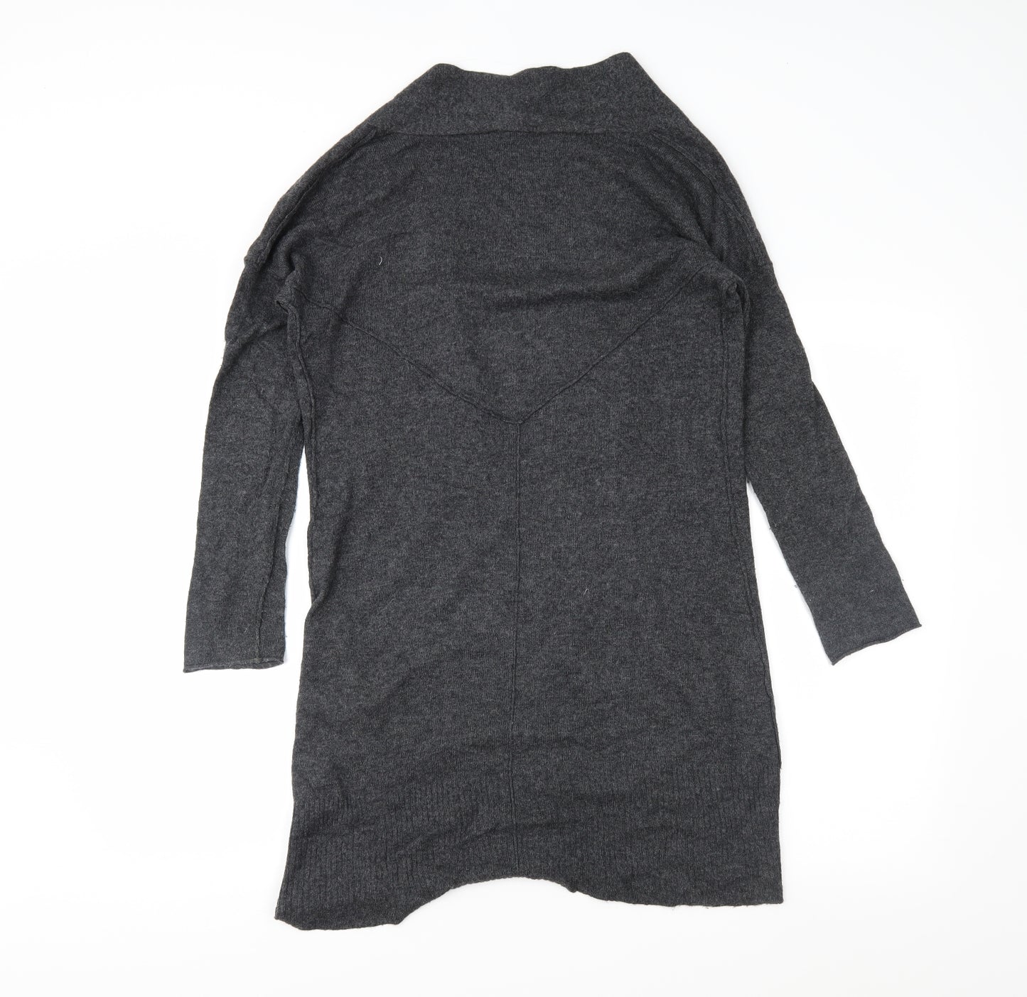Preworn Womens Grey   Wrap Jumper Size 10