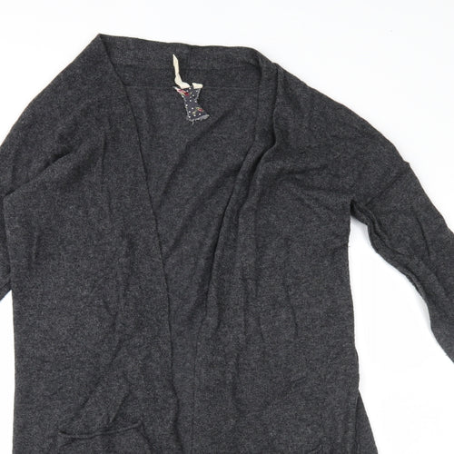 Preworn Womens Grey   Wrap Jumper Size 10