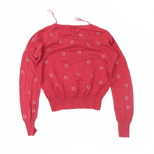 newlook Womens Red   Pullover Jumper Size 14