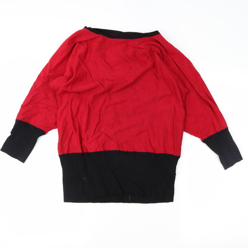 Marble Womens Red   Pullover Jumper Size 8