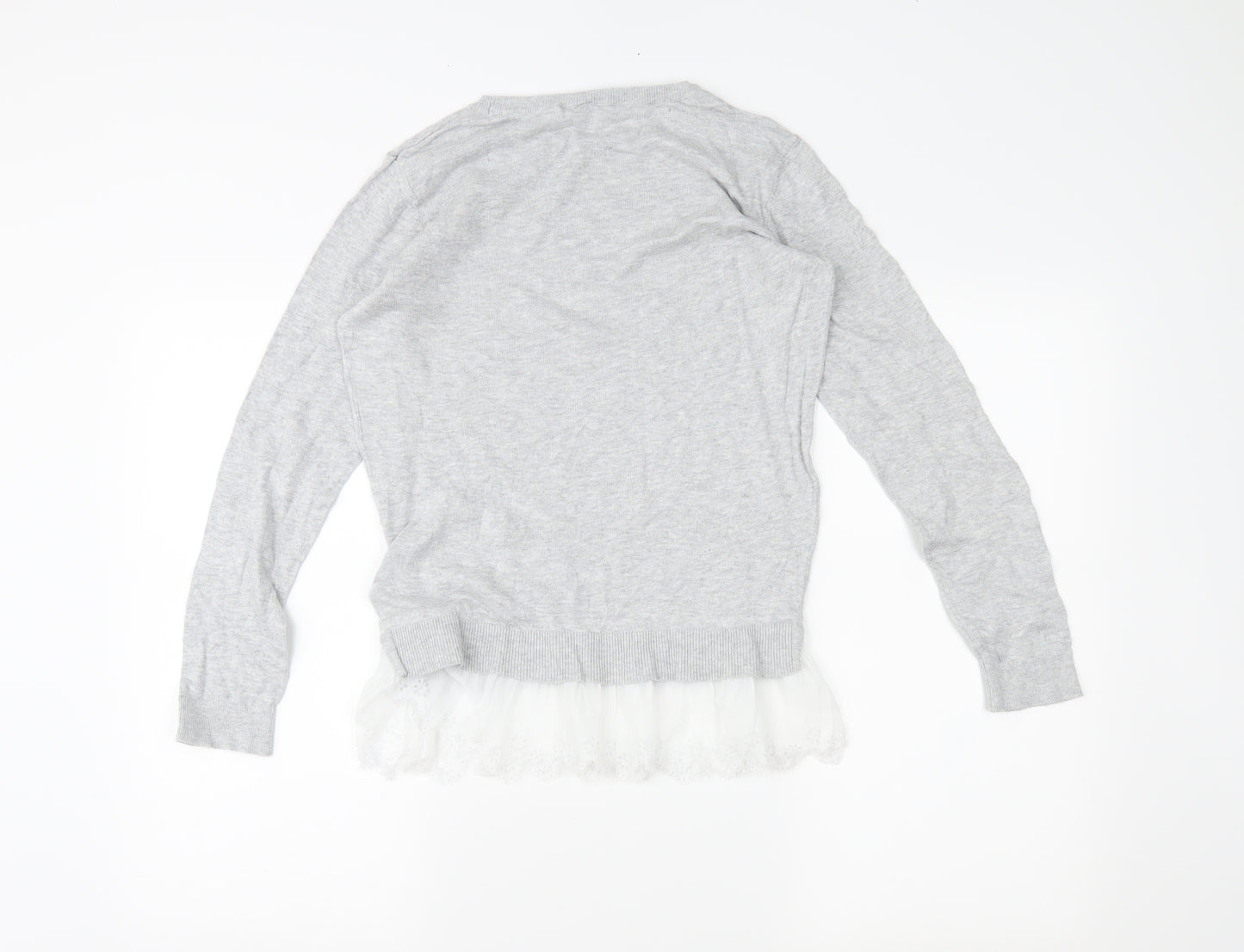 Dorothy Perkins Womens Grey   Tunic Jumper Size 6